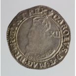 Charles I silver shilling, Tower Mint under the King 1625-1642, Group A, bust 2, outer arch only