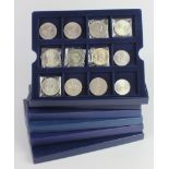 GB & World (68) collection of mainly crown-size silver & cupro-nickel coins, early to mid/late