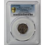 Aethelred II Long Cross type penny S.1151, London Mint, moneyer Leofnoth, slabbed PCGS 'Genuine