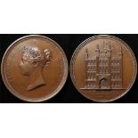 British Commemorative Medal, bronze d.54.5mm: Victoria, Visit to the City of London 1837, Coporation