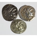 Ancient Greek (3) : Kingdom of Macedon, Antigonos I Monophthalmos silver drachm, in the style of