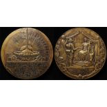 British Commemorative Medal, bronze d.76mm: City of London Imperial Volunteers 1900 (Boer War) by G.