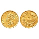 USA gold Dollar 1856 VF