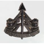 WW2 Plastic economy Issue Reconnaissance Corps Cap Badge.