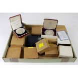 GB & Commonwealth mostly Royal Mint cased silver proofs (23, one a 2-coin set) 1970s-80s including