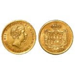 Portugal gold 1000 Reis 1855 EF