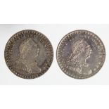 Eighteenpence Bank Tokens (2): 1811 nEF, and 1812 nEF hairlines, these both armoured bust type,