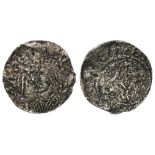 Henry i silver penny, Type B.M.C.13, Star in lozenge fleury, full coin, with portrait visible, looks