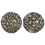 Mediaeval Europe, Bishops of Valence, France, anonymous silver looking coin, mid 12th.cent to end of