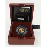 Quarter Sovereign 2014 Proof FDC boxed as issued