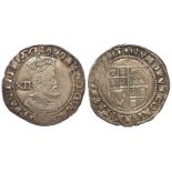 James I silver shilling, Third Coinage, 1619-1625 reverse reads:- QVAE DEVS, mm. Thistle 1621-