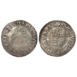 Elizabeth I silver shilling, Second Issue 1560-1561, mm. Martlet, Spink 2555, well centred on a
