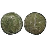 Marcus Aurelius, Sestertius, Rome, 179-80 AD, 23.56g, RIC 1269, C 354, olive tone VF, ex-DNW 13-05-