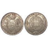 Brazil silver 960 Reis 1821R, KM# 326.1, EF