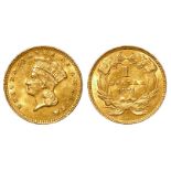 USA gold Dollar 1874 GEF