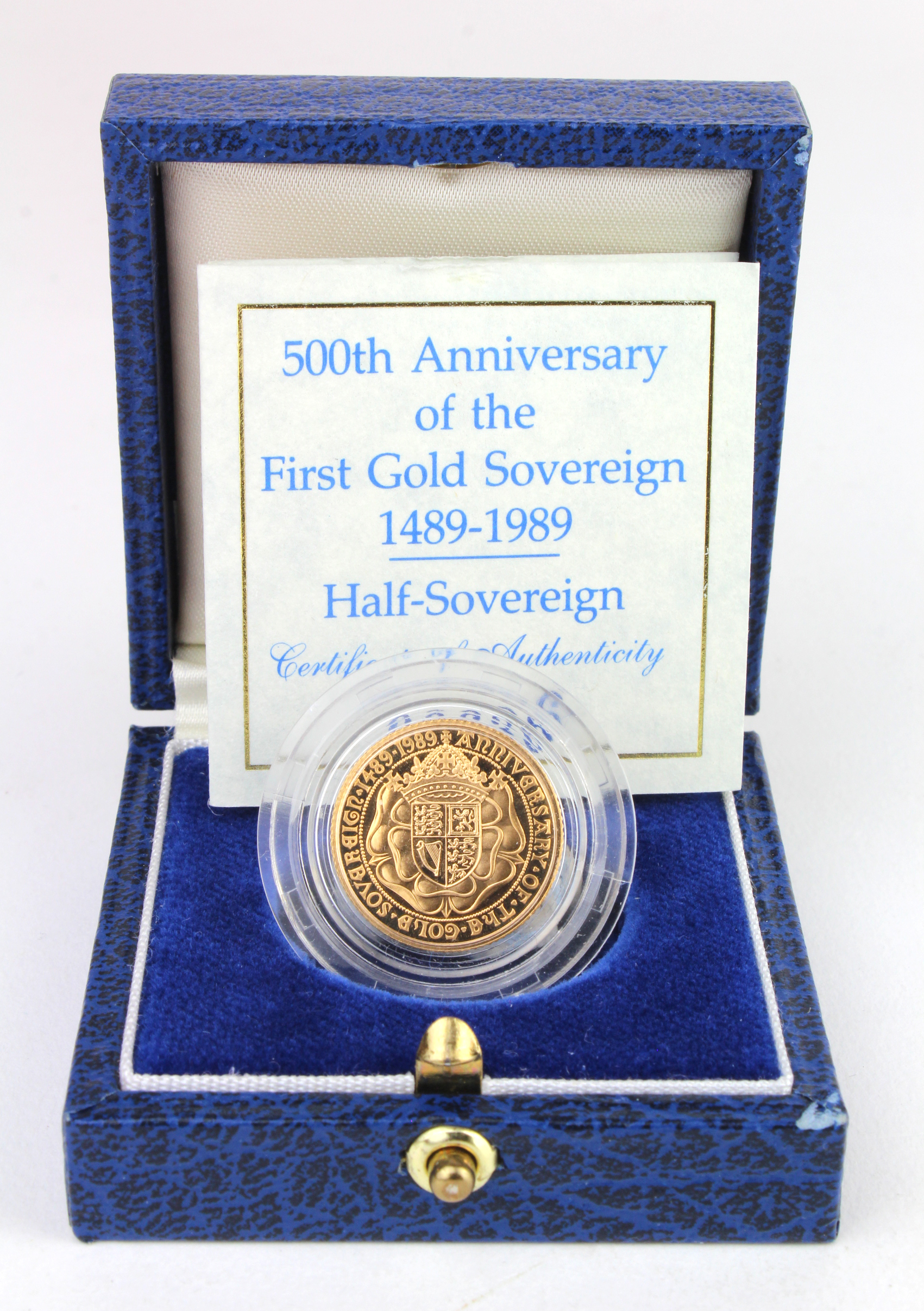Half Sovereign 1989 Proof FDC boxed as issued (scarce)
