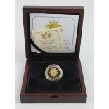 Jersey One Pound 2014 (struck in 22ct gold) Proof FDC boxed with certificate