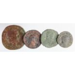 Roman (4): Allectus billon half-antoninianus or ,quinarius, reverse reads:- VIRTVS AVG, obverse