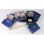 Royal Mint: HM Queen Elizabeth the Queen Mother 1980 Silver Proof 7-Coin Set aFDC cased with cert
