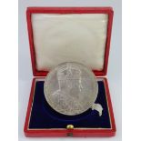 British Commemorative Medal, silver d.55.5mm: Coronation of Edward VII 1902, official Royal Mint