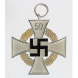 WW2 German Civilian 50 Years Good Conduct Medal
