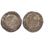 Elizabeth I silver sixpence, Fifth Issue 1578-1582, mm. Greek Cross 1578-1579 and dated 1579,