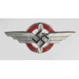 WW2 German Civilian Pilots Cap Badge.