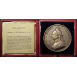 British Commemorative Medal, silver d.77mm: Golden Jubilee of Queen Victoria 1887, official Royal