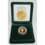 Sovereign 1980 Proof FDC boxed as issued