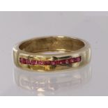 9ct gold, Noble Red Spinel ring, size N, weight 3g