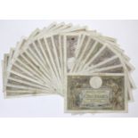 France 100 Francs (24), dated 1927 - 1939 (Pick78 & Pick86) all circulated with numerous pinholes,