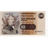 Scotland, Clydesdale Bank Plc 10 Pounds dated 18th September 1986, signed A.R. Cole Hamilton, serial