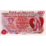 Northern Ireland, Bank of Ireland 100 Pounds not dated issued 1985, signed D.J. Harrison, serial