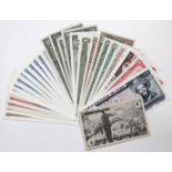 Cuba (29), including 2 Pesos dated 1958 Cuban revolution issue signed Fidel Castro, Uncirculated,