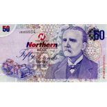 Northern Ireland, Northern Bank Limited 50 Pounds dated 19th January 2005, signed Don Price,