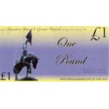 Scotland, Hawick 1 Pound issued 2010, Transitional town issue, serial 0000925, a very short lived