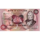 Scotland, Bank of Scotland 20 Pounds dated 15th December 1987, signed Risk & Pattullo, serial