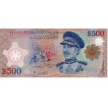 Brunei, Negara Brunei Darussalam 500 Ringgit dated 2006, polymer note, serial D/1 739981 (TBB B203a,