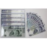 Cayman Islands (14), a collection of Uncirculated notes comprising 5 Dollars dated 1974 in WBG