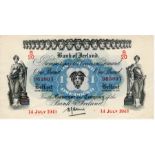 Northern Ireland, Bank of Ireland 1 Pound dated 14th July 1943, signed H.J. Adams, serial B/20