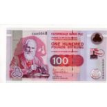 Scotland, Clydesdale Bank 100 Pounds dated 6th January 2001, commemorative note University of