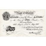 Peppiatt 5 Pounds dated 6th May 1937, a scarce LEEDS branch note, serial T/286 57680 (B241d,