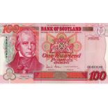 Scotland, Bank of Scotland 100 Pounds dated 1st January 2006 last date of this issue, LAST RUN