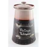 Large Ogdens 'Vintage Tobacco' jar, base stamped 'On Loan From Ogden's', height 25cm approx.