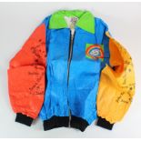 ICA Art Jak Jacket, designed by Peter Blake, with multiple bright colours, size 44, looks unworn
