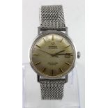 Gents stainless steel cased Omega Seamaster De Ville automatic wristwatch circa 1964/65. The dial