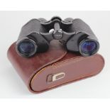 Carl Zeiss Jena DDR Jenoptem 8x 30W binoculars (no. 6760816), contained in original case