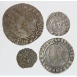 Hammered (4): Elizabeth I Shilling mm Tun scuffed VG/F, and Sixpence 1574 mm Eglantine slightly bent