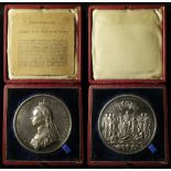 British Commemorative Medal, silver d.77mm: Golden Jubilee of Queen Victoria 1887, official Royal