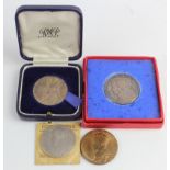 British Commemorative Medals (4) official Royal Mint issues: George V Coronation 1911 small silver